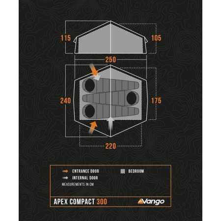 VANGO Apex Compact 300 tent - Afbeelding 5
