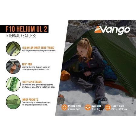 VANGO F10 Helium UL2 tent - Afbeelding 6