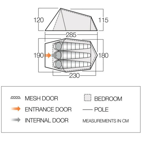 VANGO Soul 300 tent - Afbeelding 3