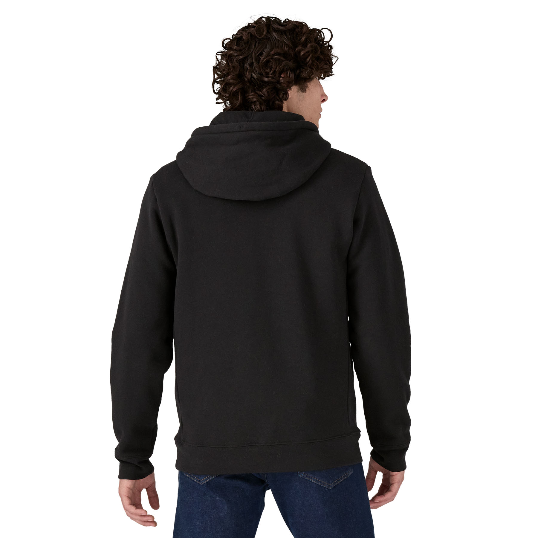 PATAGONIA men P-6 Logo Uprisal Hoody Black - Afbeelding 2