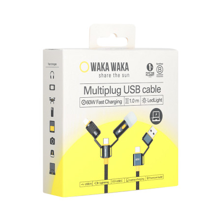 WAKAWAKA Connect  usb-kabel 60W - 100cm - Afbeelding 4