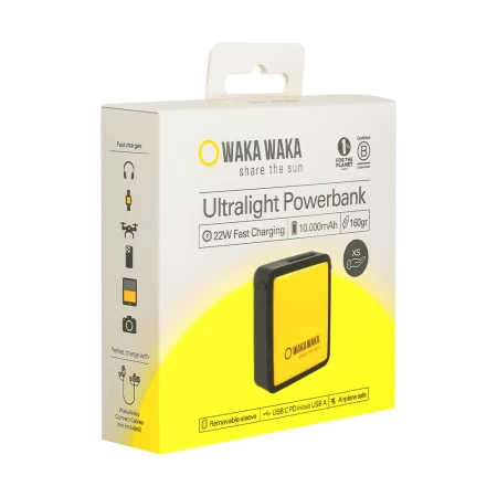 WAKAWAKA Power 10 ultralight powerbank 22W 10.000mAh - Afbeelding 3