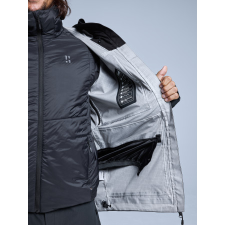 POEDERBAAS Freeride 3L Shell Jckt Mn blck - Afbeelding 5