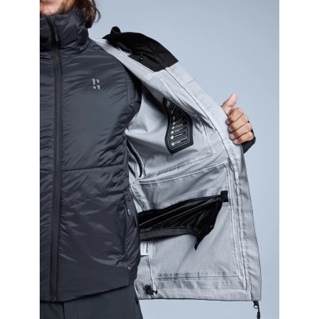 POEDERBAAS Freeride 3L Shell Jckt Mn blck - Afbeelding 5