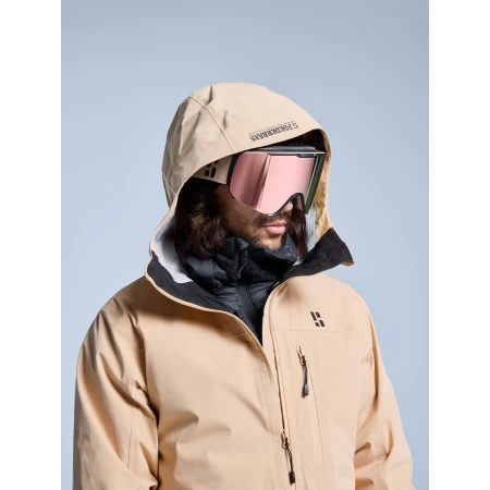 POEDERBAAS Freeride 3L Shell Jckt Mn sand - Afbeelding 5