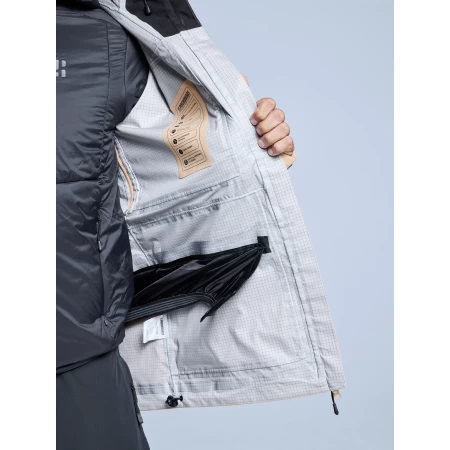 POEDERBAAS Freeride 3L Shell Jckt Mn sand - Afbeelding 4