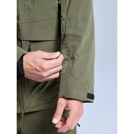 POEDERBAAS Freeride 3L Shell Jckt Mn oliv - Afbeelding 7