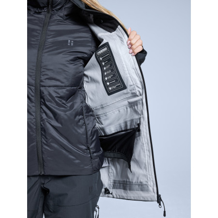 POEDERBAAS Freeride 3L Shell Jckt Wm blck - Afbeelding 5