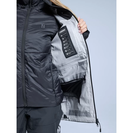 POEDERBAAS Freeride 3L Shell Jckt Wm blck - Afbeelding 5