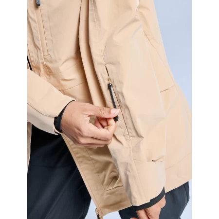 POEDERBAAS Freeride 3L Shell Jckt Wm sand - Afbeelding 5