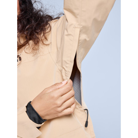 POEDERBAAS Freeride 3L Shell Jckt Wm sand - Afbeelding 4