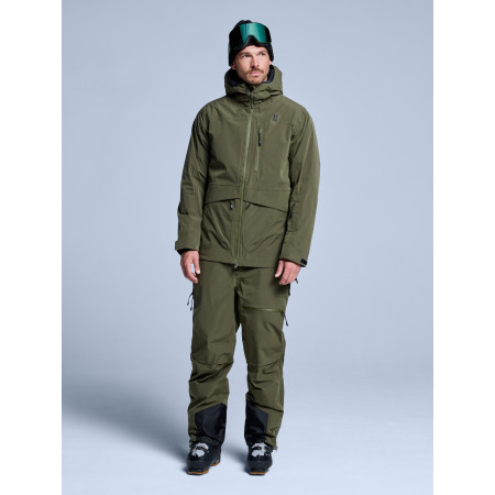 POEDERBAAS Freeride 3L Shell Pant Mn oliv - Afbeelding 3