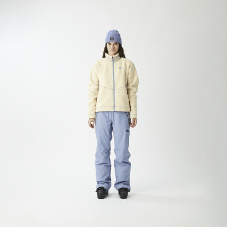 PICTURE Zelkova Zipp Fleece wood ash - Afbeelding 5