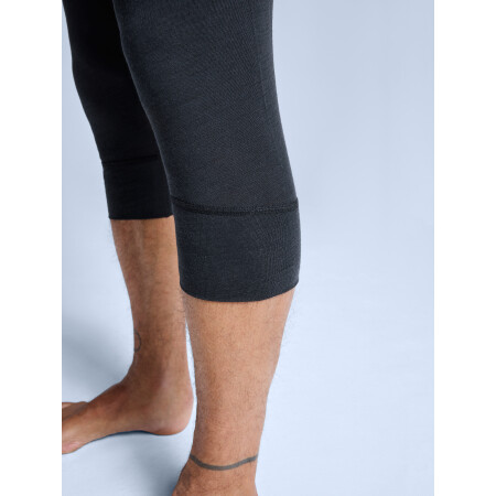 POEDERBAAS Merino Baselayer 3/4 Pnt M blk - Afbeelding 3