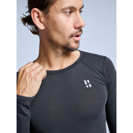 POEDERBAAS Merino Baselayer Shrt M blk - Afbeelding 3