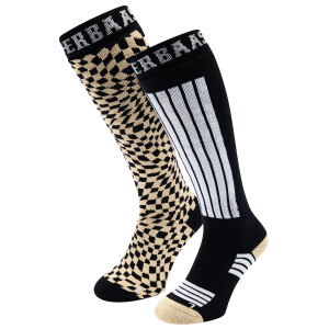 POEDERBAAS Ski Socks 2-pack warm sand