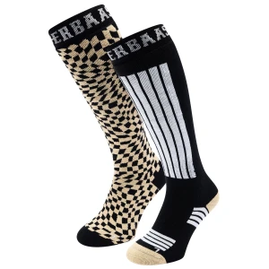 POEDERBAAS Ski Socks 2-pack warm sand