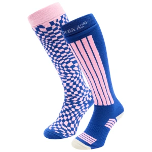 POEDERBAAS Ski Socks 2-pack bakkpnt blue