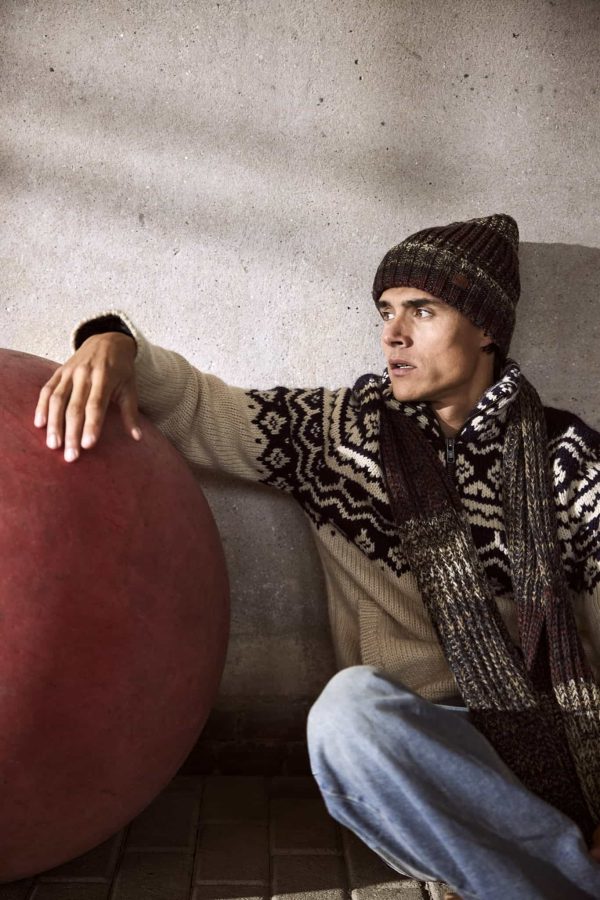 BARTS Beanie burgundy - Afbeelding 2