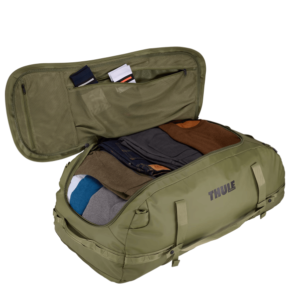 THULE Chasm 130L Duffle olivene - Afbeelding 3