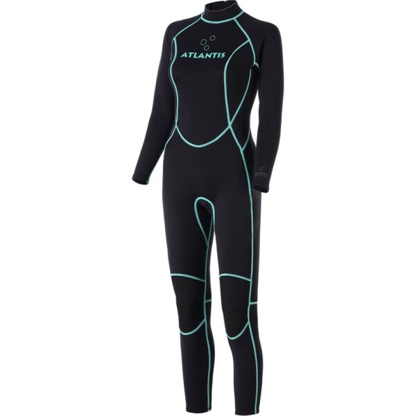 Atlantis 3/2mm Adventure Wetsuit W | Black/Turqouise - Afbeelding 3
