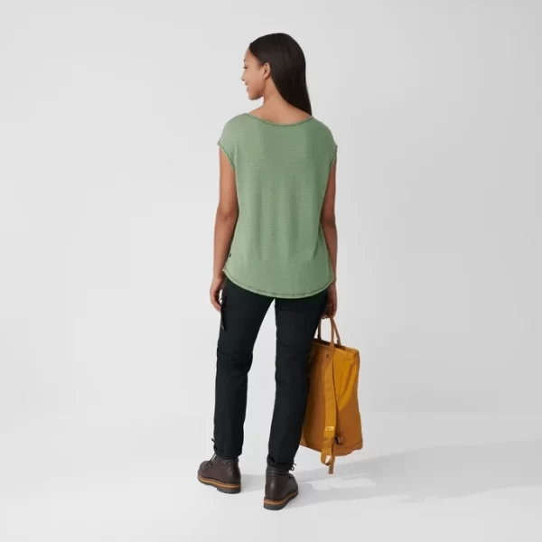 FJALLRAVEN High Coast Cool T-shirt d.rose - Afbeelding 3