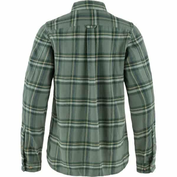 Fjällräven Övik Heavy Flannel Shirt W | Pine Green - Afbeelding 2