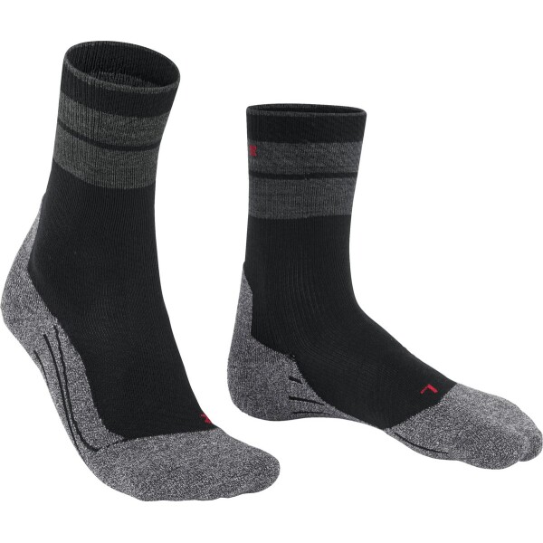 FALKE TK Stabilizing anti blaar/zweet sportsokken heren zwart - Afbeelding 2