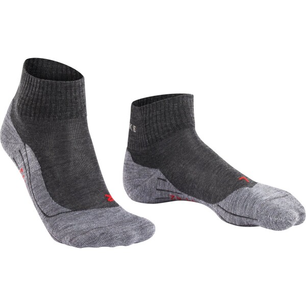 FALKE tk5 anti zweet/blaar sportsokken dames grijs - Afbeelding 2