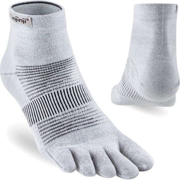 Injinji Run Lightweight Mini-Crew lichtgrijs - Afbeelding 2