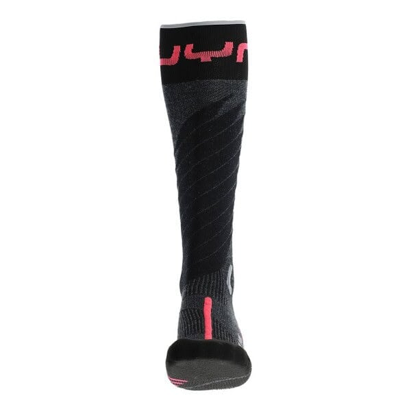Uyn Dames Ski One Merino antraciet/pink - Afbeelding 2