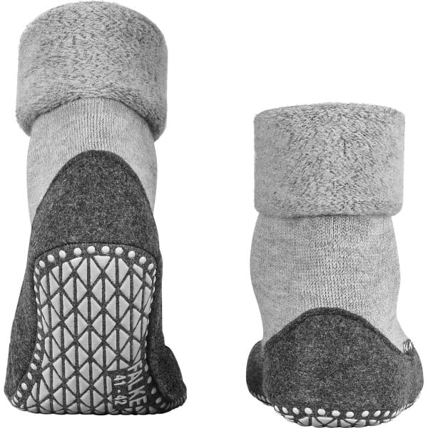 FALKE Cosyshoe antislip huissokken grijs - Afbeelding 3