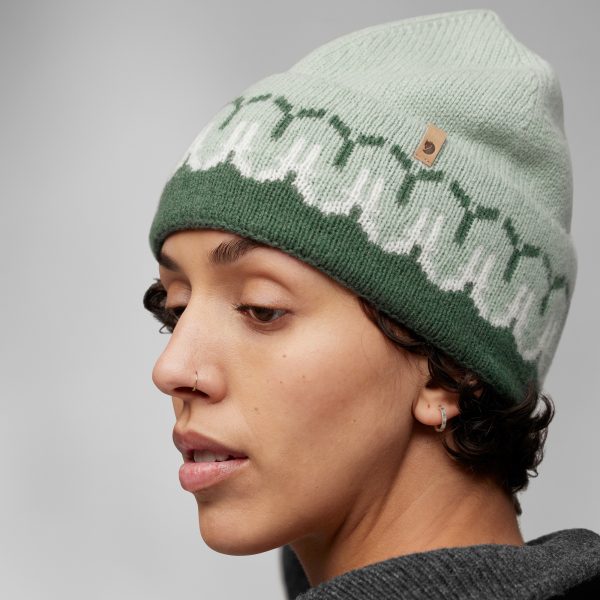 FJALLRAVEN Ovik path knit beanie past-mis - Afbeelding 3