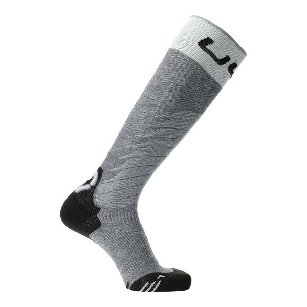 Uyn Heren Ski One Merino grey melange/white - Afbeelding 3