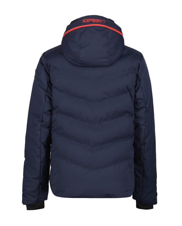 ICEPEAK blauw w/red zip - Afbeelding 4
