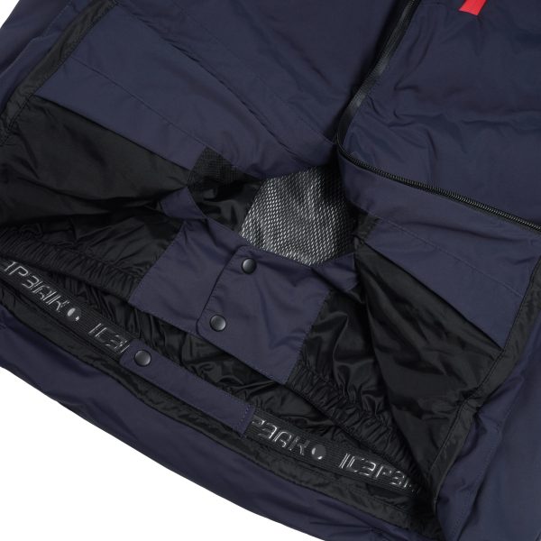 ICEPEAK blauw w/red zip - Afbeelding 5
