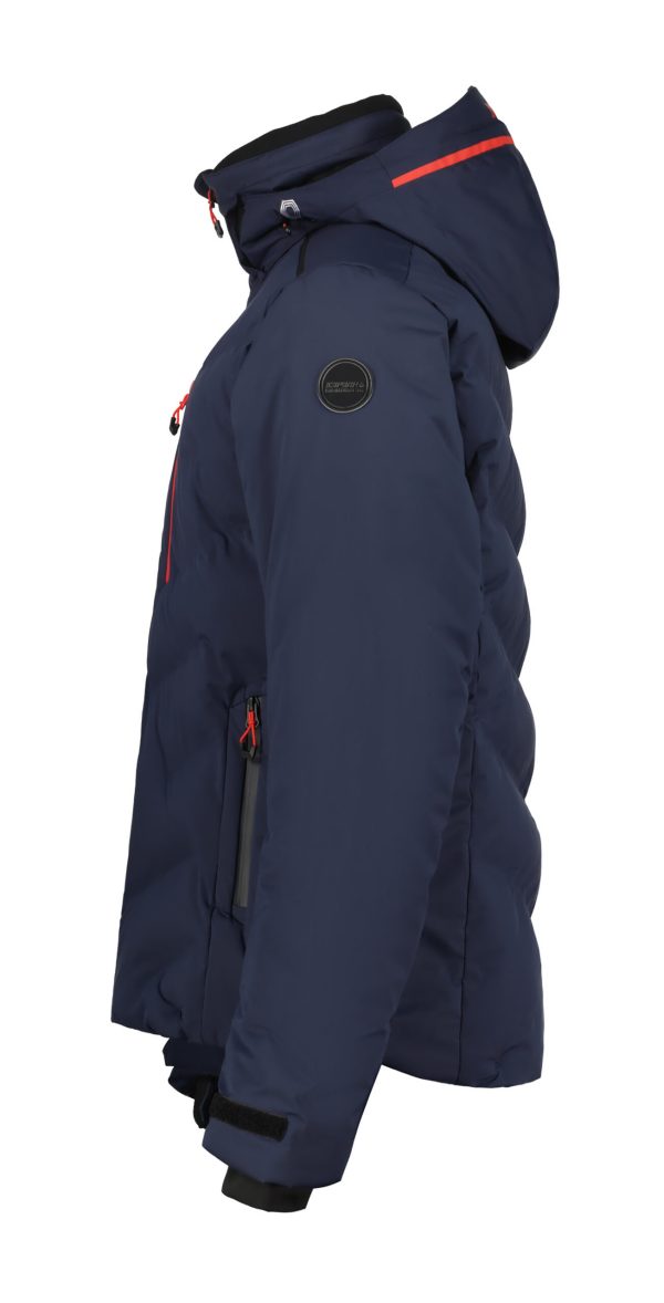 ICEPEAK blauw w/red zip - Afbeelding 6