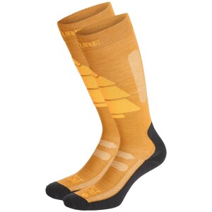 PICTURE WOOLING SKI SOCKS camel