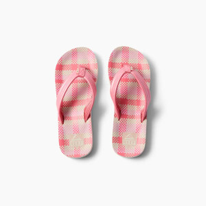 REEF Ahi pink plaid