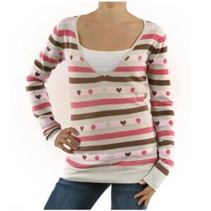 Jacquard V knit