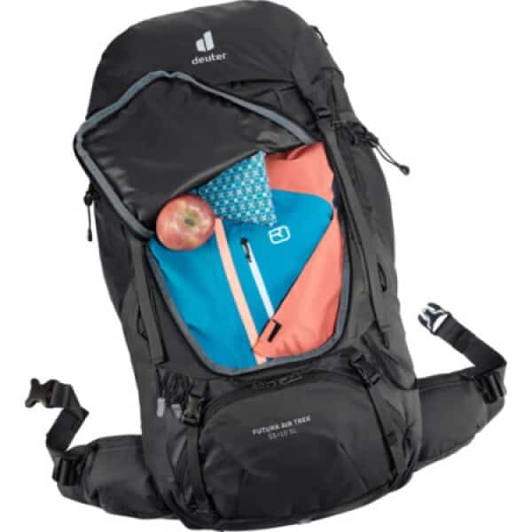 DEUTER Futura air trek 55+10sl zwart - Afbeelding 2