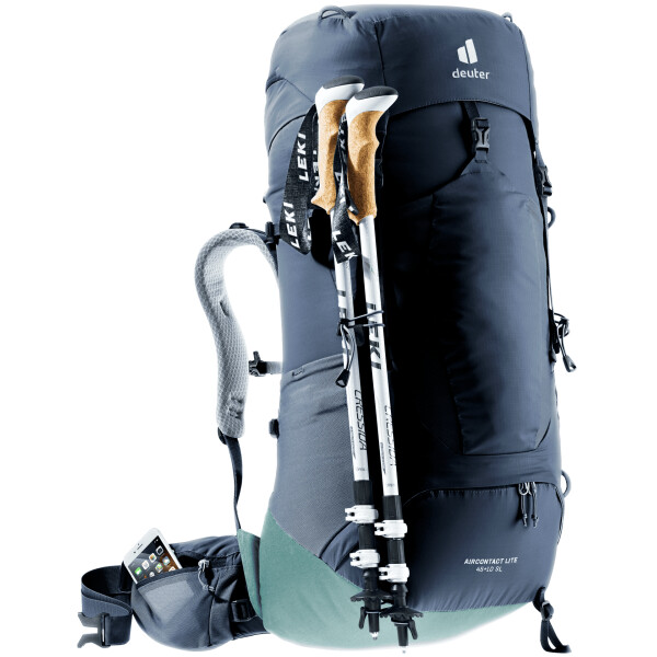 Deuter Aircontact Lite 45+10SL Trekkingsrugzak zwart - Afbeelding 3