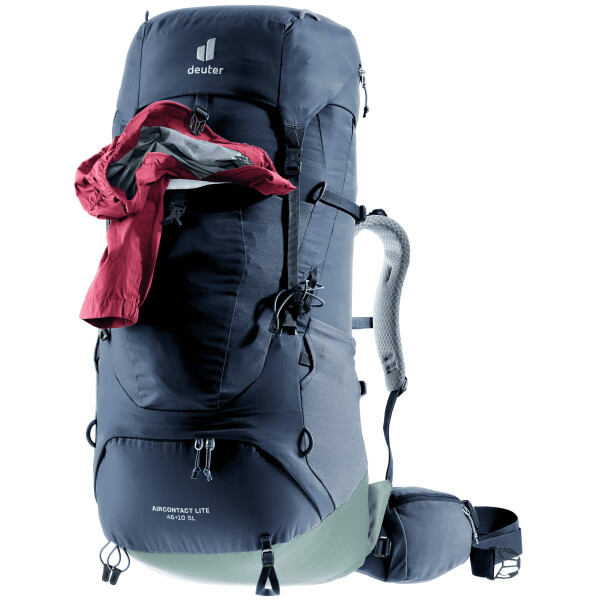 Deuter Aircontact Lite 45+10SL Trekkingsrugzak zwart - Afbeelding 4