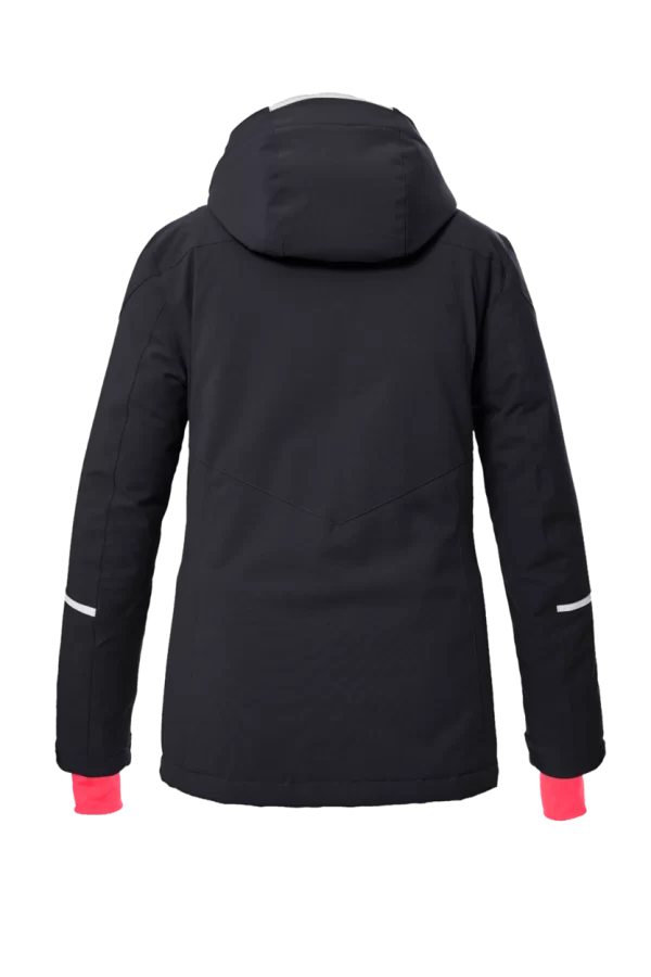 KILLTEC KSW 81 Wmn ski jkt zwrt/blauw - Afbeelding 2
