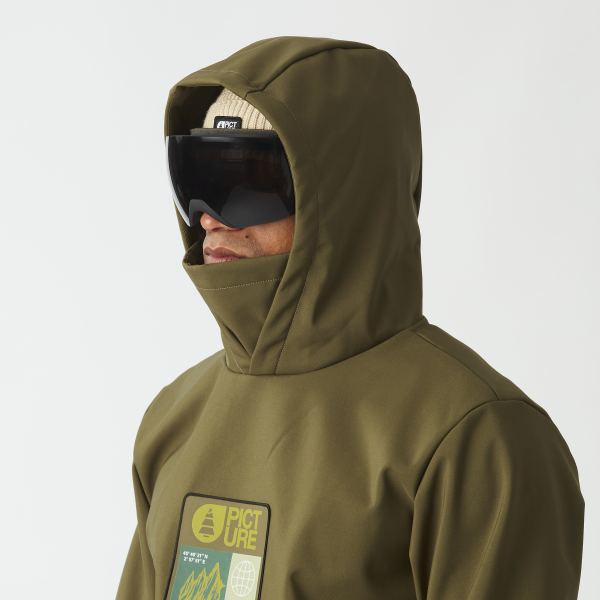 PICTURE Parker Jk softshell tobacco - Afbeelding 3