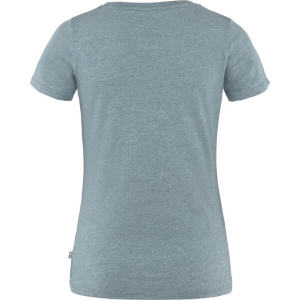 FJALLRAVEN 1960 Logo T-shirt W indigo blue-melange - Afbeelding 2