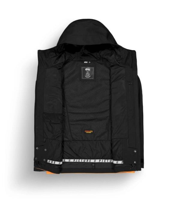 PICTURE Object jkt black honey carrot - Afbeelding 3