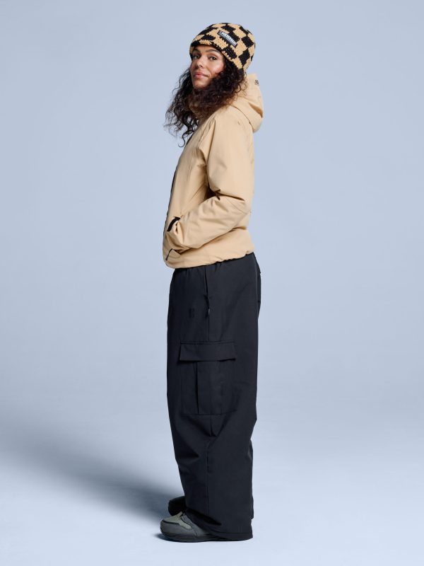 POEDERBAAS Checkerboard Beanie w sand - Afbeelding 2