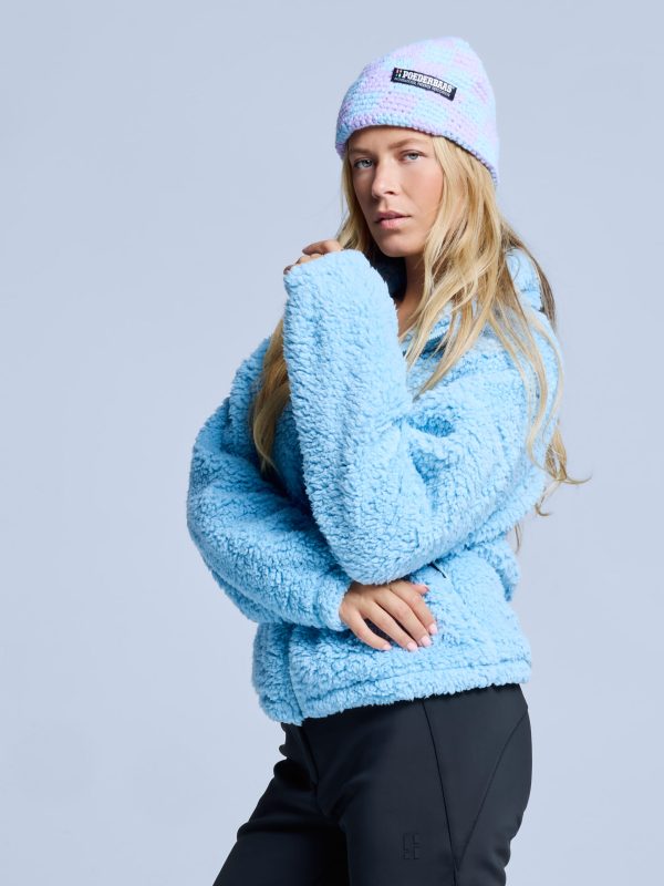 POEDERBAAS Checkerboard Beanie lila - Afbeelding 2