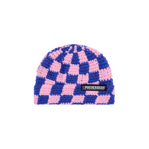 POEDERBAAS Checkerboard Beanie pwd.rose